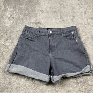 Lee‎ Shorts Womens Size 10 Medium Gray Distressed